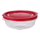 Rubbermaid Easy Store 4.55 cups Clear Food Container and Lid 1 pk, Pack of 4