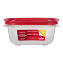 Rubbermaid Easy Store 7.81 cups Clear Food Container and Lid 1 pk, Pack of 2