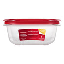 Rubbermaid Easy Store 14.6 cups Clear Food Container and Lid 1 pk, Pack of 2