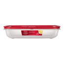 Rubbermaid Easy Store 28.8 cups Clear Food Container and Lid 1 pk, Pack of 2