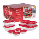 Rubbermaid Easy Store Clear Food Storage Container Set 18 pk, Pack of 2