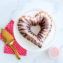 Nordic Ware 10.5 in. W X 11 in. L Heart Bundt Pan Pink 1 pc