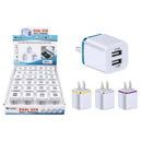 Diamond Visions 2 Port USB Wall Charger, Pack of 24