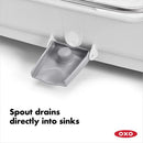 OXO Good Grips 19 in. L X 16 in. W X 5 in. H Gray Stainless Steel Dish Rack