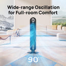 Dreo 36 in. H 6 speed Oscillating Digital Tower Fan With Remote Remote Control