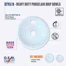 Range Kleen Steel Drip Bowls