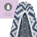Seymour Home Products 15 in. W X 55 in. L Cotton Blue Ironing Board Cover and Pad