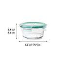 OXO Good Grips 4 cups Clear Food Container and Lid 1 pk