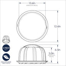 Nordic Ware 10.6 in. Blue Cake Keeper 1 pk