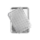 Nordic Ware Aluminum Baking Sheet with Cooling Rack 12.1 in. Silver