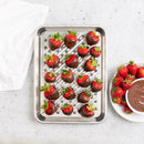 Nordic Ware Aluminum Baking Sheet with Cooling Rack 12.1 in. Silver