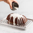 Nordic Ware Aluminum Baking Sheet with Cooling Rack 12.1 in. Silver