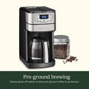 Cuisinart 12 cups Black Grind and Brew Coffee Maker