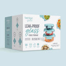 Bentgo Aqua Food Storage Container Set 3 pk, Pack of 4