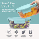 Bentgo Aqua Food Storage Container Set 3 pk, Pack of 4