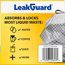 Glad LeakGuard 13 gal Fresh Kitchen Trash Bags Drawstring 34 pk, Pack of 6