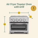 Cuisinart Stainless Steel Silver Multi-Function Oven 14 in. H X 16 in. W X 12 in. D