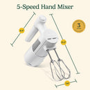Cuisinart White 5 speed Hand Food Mixer