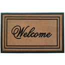 Direct Home Textiles Goup 18 in. W X 30 in. L Beige/Black Rubber Door Mat, Pack of 6