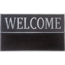 Direct Home Textiles Goup 18 each W X 30 each L Black/Gray Rubber Door Mat, Pack of 6