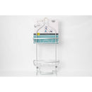 Zenna Home 24 in. H X 11 in. W X 4.88 in. L Brushed Shower Caddy