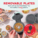 Dash Metal Mini Waffle Removable Plates, Pack of 6