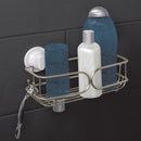Zenna Home Chrome Silver Stainless Steel Shower Basket, Pack of 2