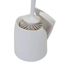 Zenna Home Toilet Bowl Brush & Holder White