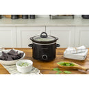Crock-Pot 2 qt Black Stoneware Slow Cooker