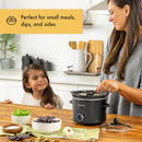 Crock-Pot 2 qt Black Stoneware Slow Cooker