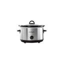Crockpot 4.5 qt Black/Silver Stoneware Slow Cooker