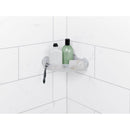 Zenna Home 2.5 in. H X 10.75 in. W X 7.3 in. L Suction Corner Basket