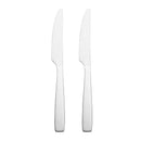 Hampton Forge Silver Stainless Steel Flatware Dinner Knife Set 2 pc