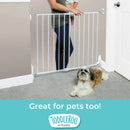 Essential Stairway and Walkway Child Safety Gate - White