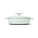 3.5 Q Enameled Cast Iron Braiser with Lid Light Mist