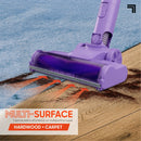 2-in-1 Brushed Motor Cordless Stick and Handheld Vacuum Purple