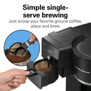 2-Way Programmable Iced/Hot Coffee Maker - Single-Serve & 12 Cup