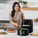 6-Qt Digital Window Air Fryer With 12 Cooking Presets