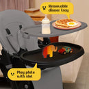 6-in-1 Convertible High Chair with Rocker - Grey