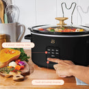 4Qt Slow Cooker with Touch-Activated Display - Black