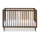 3-in-1 Convertible Baby Crib - Walnut