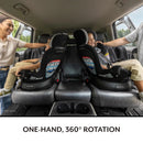 2-in-1 Rotational Car Seat with SensorSafe - Obsidian Black