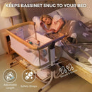 Baby Bassinet Bedside Sleeper - Oatmeal