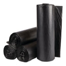 Inteplast Institutional Low-Density Can Liners, 30 Gal, 0.58 Mil, 30" X 36", Black, 25 Bags/Roll, 10 Rolls/Carton - IBSSL3036HVK