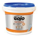 GOJO Fast Towels Hand Cleaning Towels, 7.75 X 11, 130/Bucket, 4 Buckets/Carton - GOJ6298