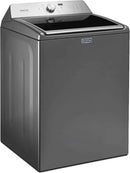 Maytag – 4.7 Cu. Ft. 11-Cycle High-Efficiency Top-Loading Washer – Metallic slate