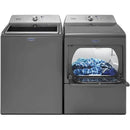Maytag – 4.7 Cu. Ft. 11-Cycle High-Efficiency Top-Loading Washer – Metallic slate
