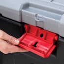 Rubbermaid ActionPacker 8 gal Black Storage Tote 12.1 in. H X 14.1 in. W X 20 in. D Stackable, Pack of 4