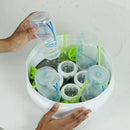 Microwave Steam Sterilizer for Baby Bottles, Nipples, Bottle Parts, Pacifiers, Teethers and Breast Pump Parts