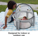 Portable Baby Dome - Grey